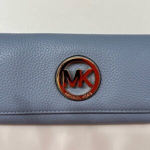 Blue Michael Kors Wallet